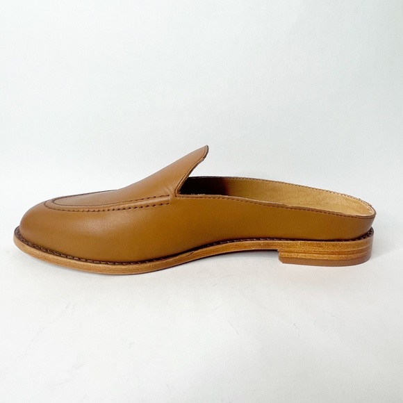 NWOB Lulus Tan Leather Slip-On Mules Size 8.5 - Picture 3 of 10